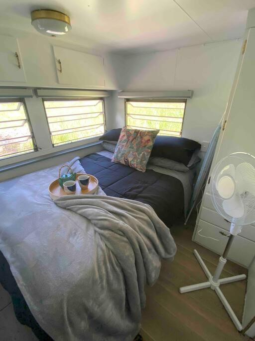 Alice & Elvis, Crescent Head, Retro Caravans With Deck, Bathroom & Outdoor Bath In A Bush Setting Near The *