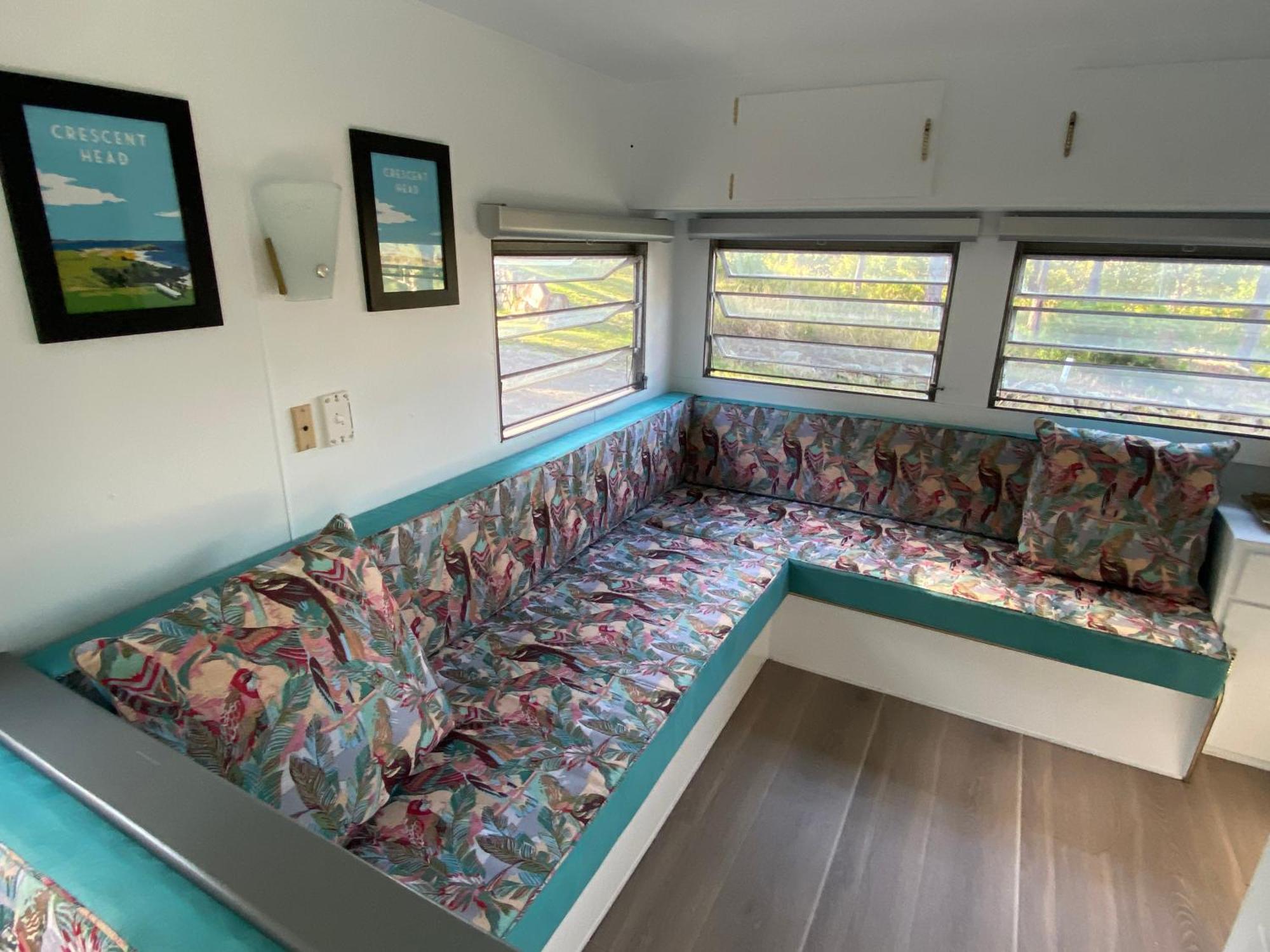 Campsite Alice & Elvis, Crescent Head, Retro Caravans With Deck, Bathroom & Outdoor Bath In A Bush Setting Near The *